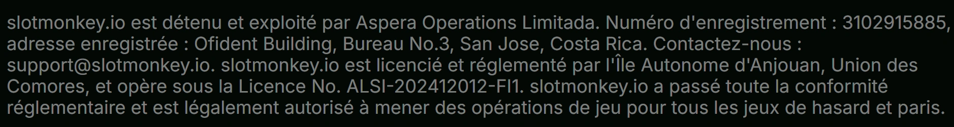 Slot Monkey L'excellence du jeu en ligne certifiée