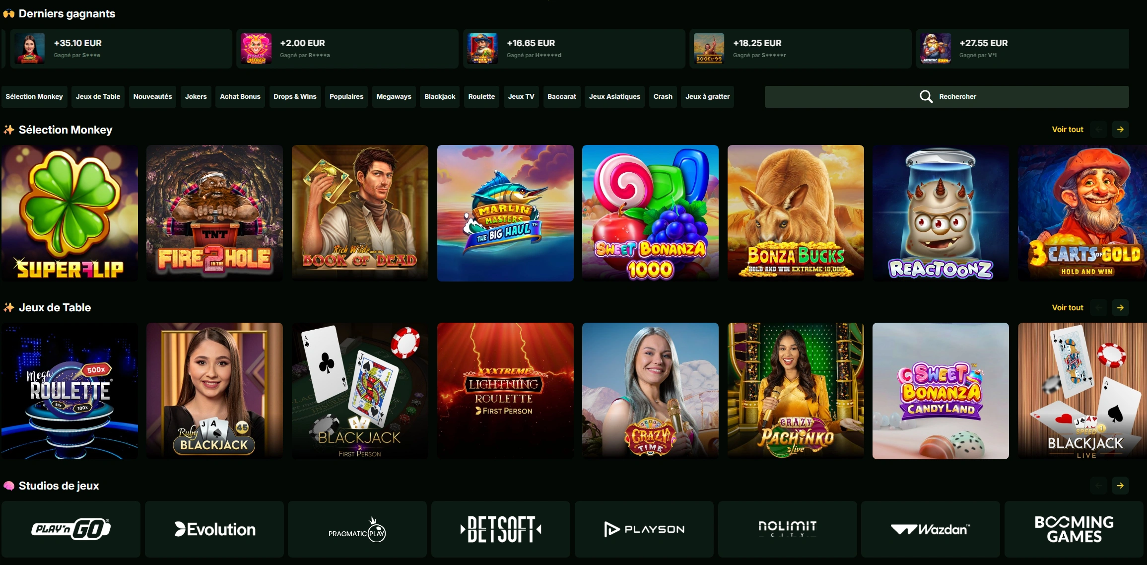 Slot Monkey Présentation